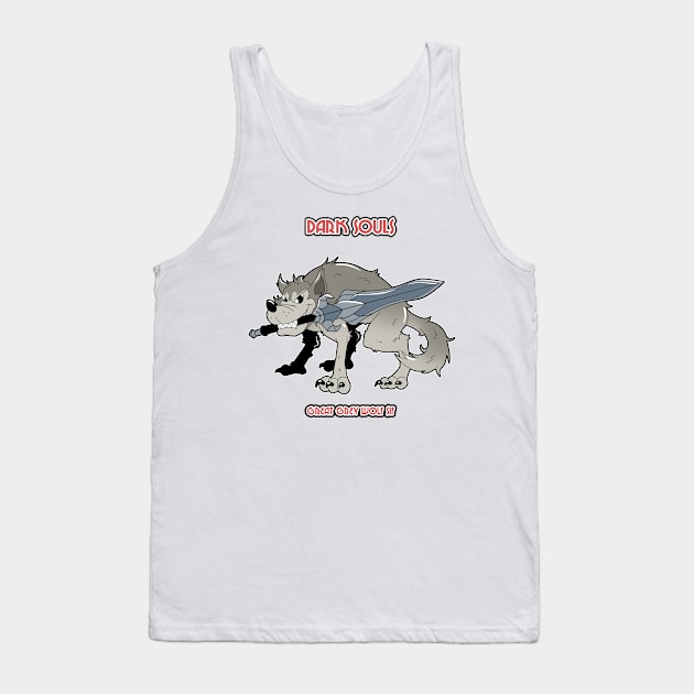 GREAT GREY WOLF SIF IN Tank Top by Mustakro